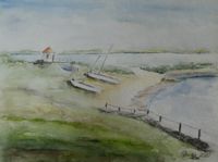 Amrum, Steenodde, 2020, 30 x 40 cm_verkauft